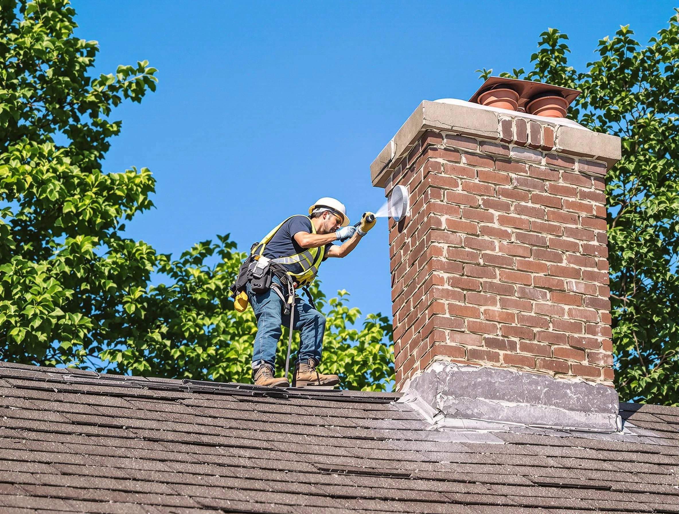 Toms River Chimney Sweep performing an inspection with advanced tools in Toms River, NJ