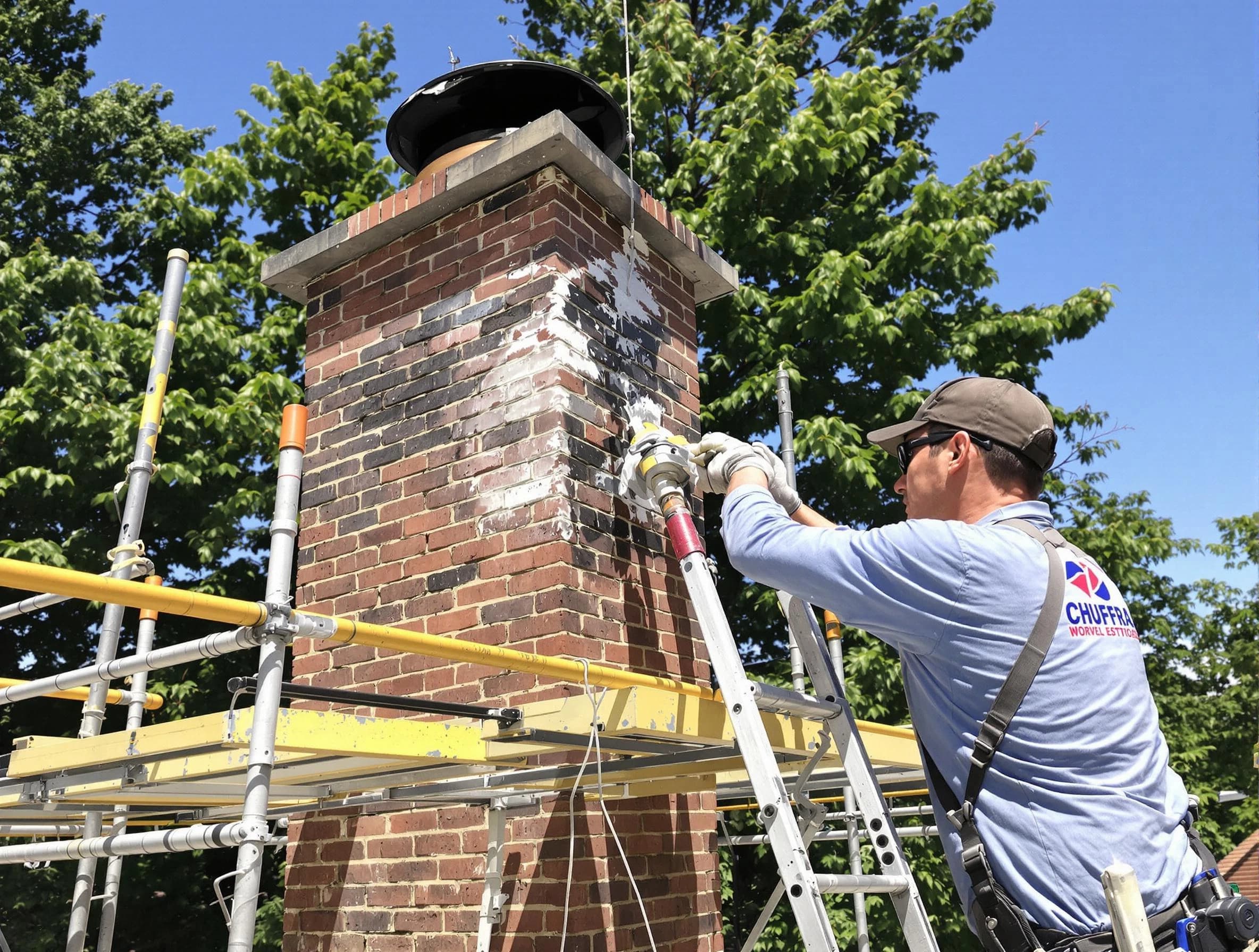 Structural chimney repair by Toms River Chimney Sweep in Toms River, NJ