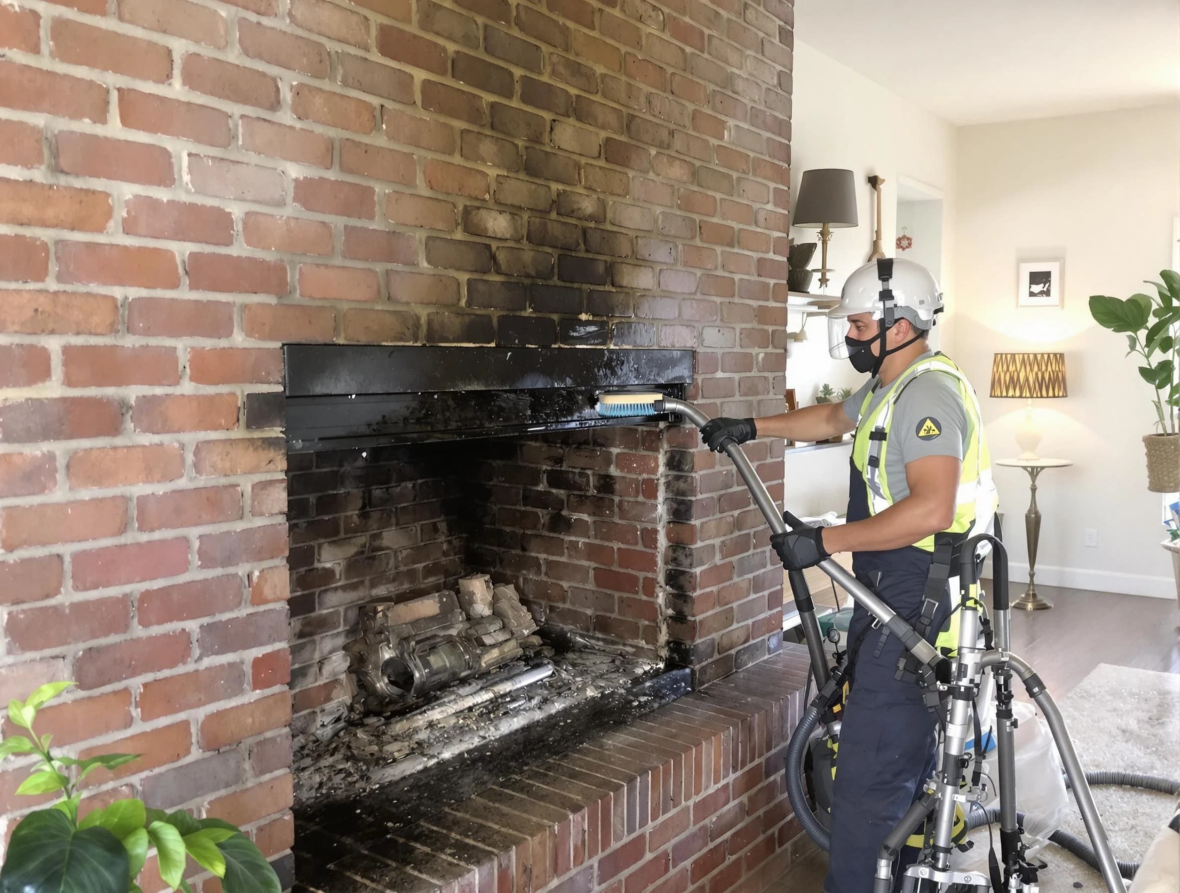 Toms River Chimney Sweep providing fireplace cleaning services in Toms River, NJ