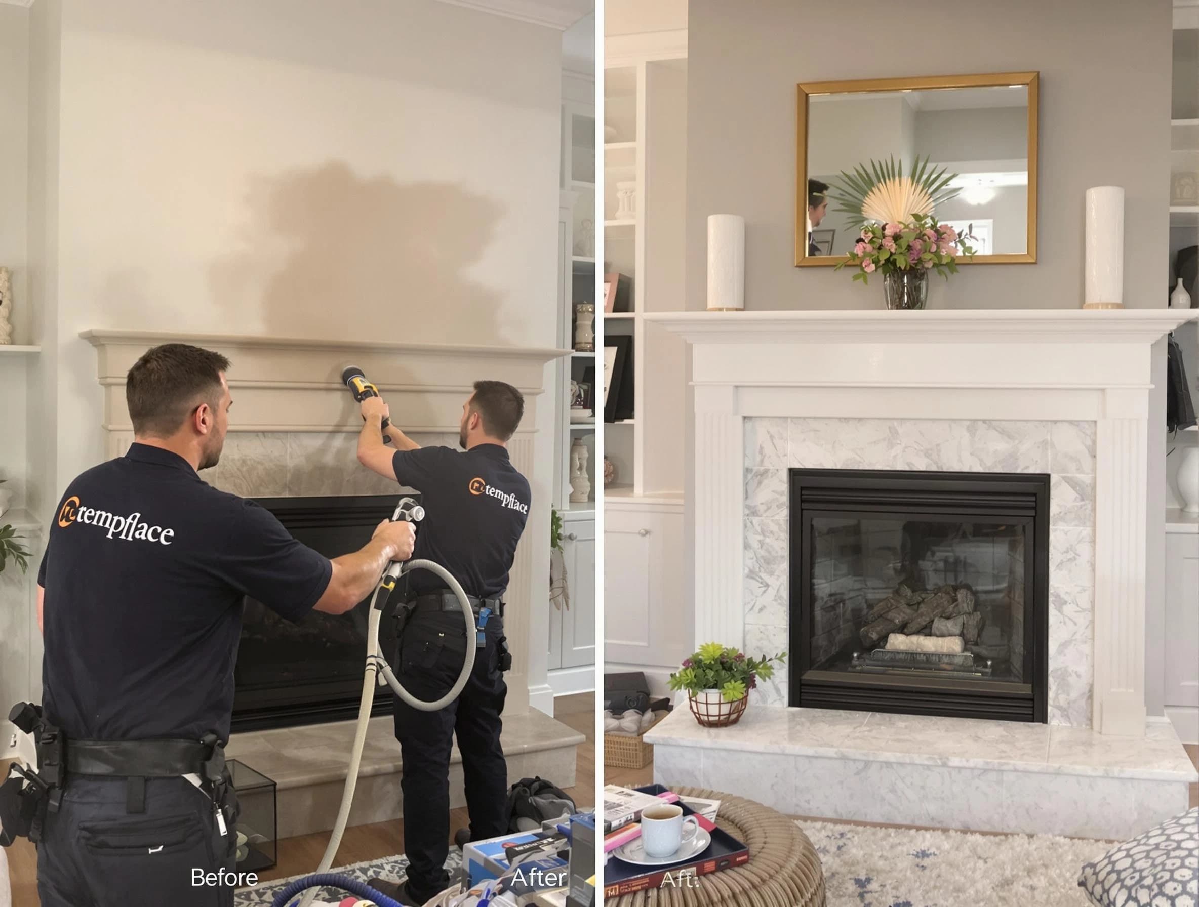 Professional soot removal by Toms River Chimney Sweep team in Toms River, NJ